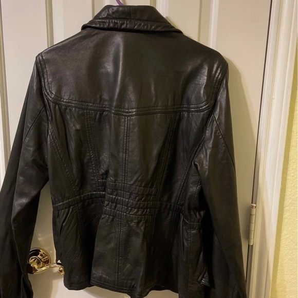 Buttery soft black leather jacket. - Picture 2 of 8